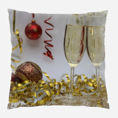  Coussin décoratif intérieur / extérieur New Years Eve