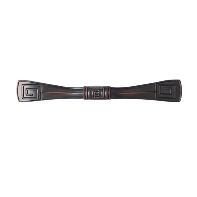 Utopia Alley Trieste Pull Handle - Decorative Cabinet Drop Pull Handles For Cabinets And Drawers - Vintage Cabinet Hardware With Hand Finished Oil Rubbed Bronze - Metal Drawer Pull Handle, 3.75" Centre To Centre (Set Of 10)