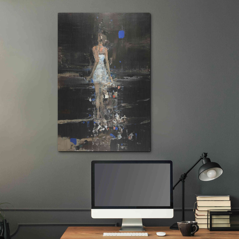 " Raining " by Oscar Alvarez Pardo, 36" H x 24" W