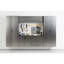 Armoire de rangement murale de style contemporain, 32 po L 79 po x P 20 po, apparence gris métallique, tiroirs et portes, résistance à la chaleur de l'eau, bordure à double épaisseur, matériau de qualité E0, tablette