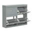 Moriah 16 Pair Shoe Storage Bench-1111323207