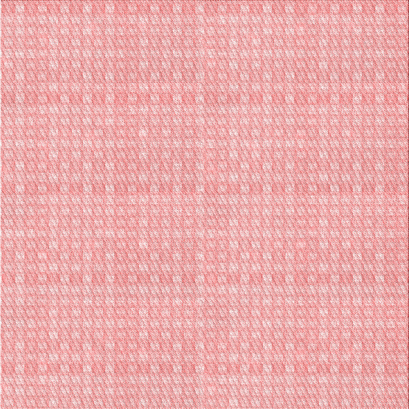 Tapis rose en laine, Carré 7 pi