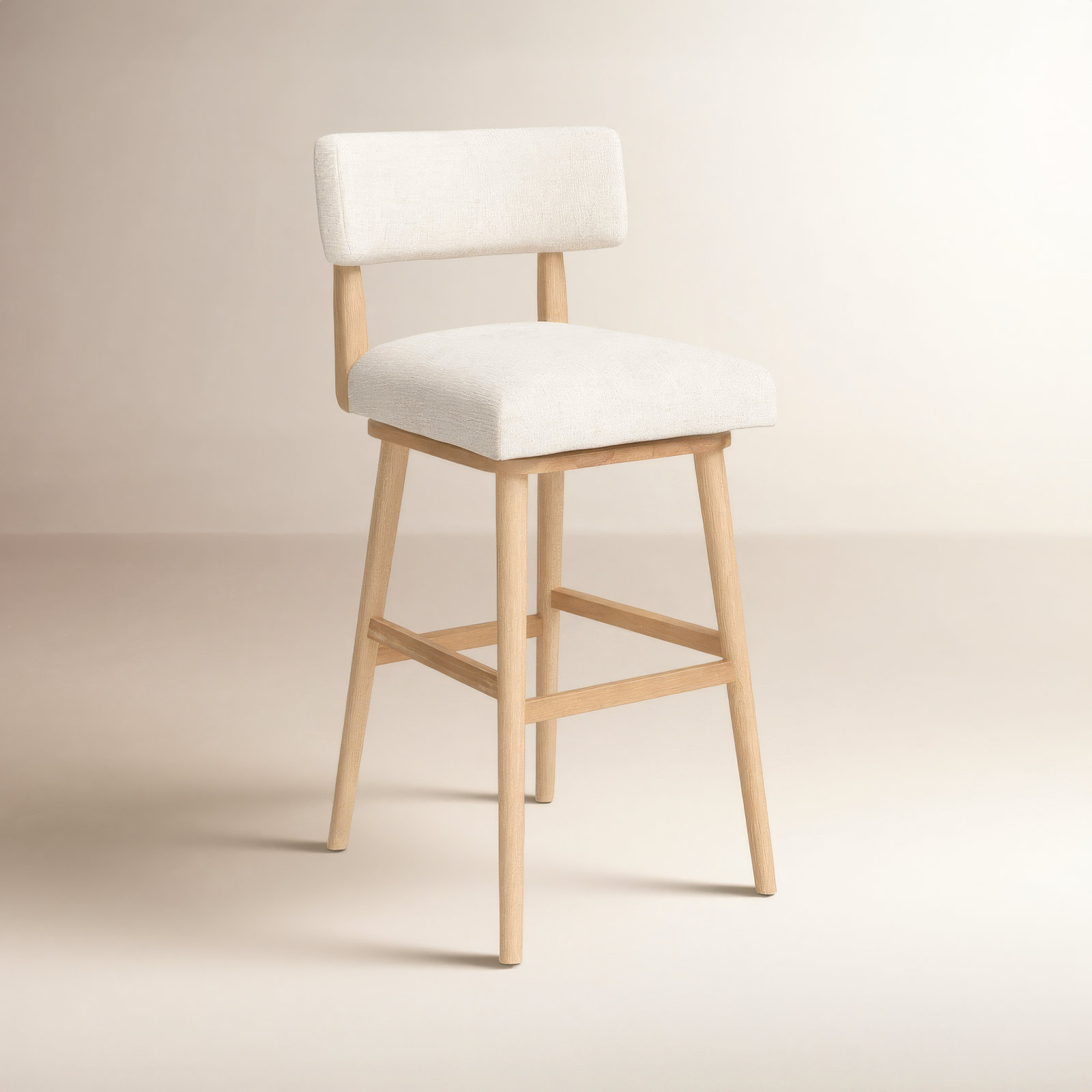 Lando Swivel Bar and Counter Stool, Bar Stool (31" Seat Height), Essence Natural