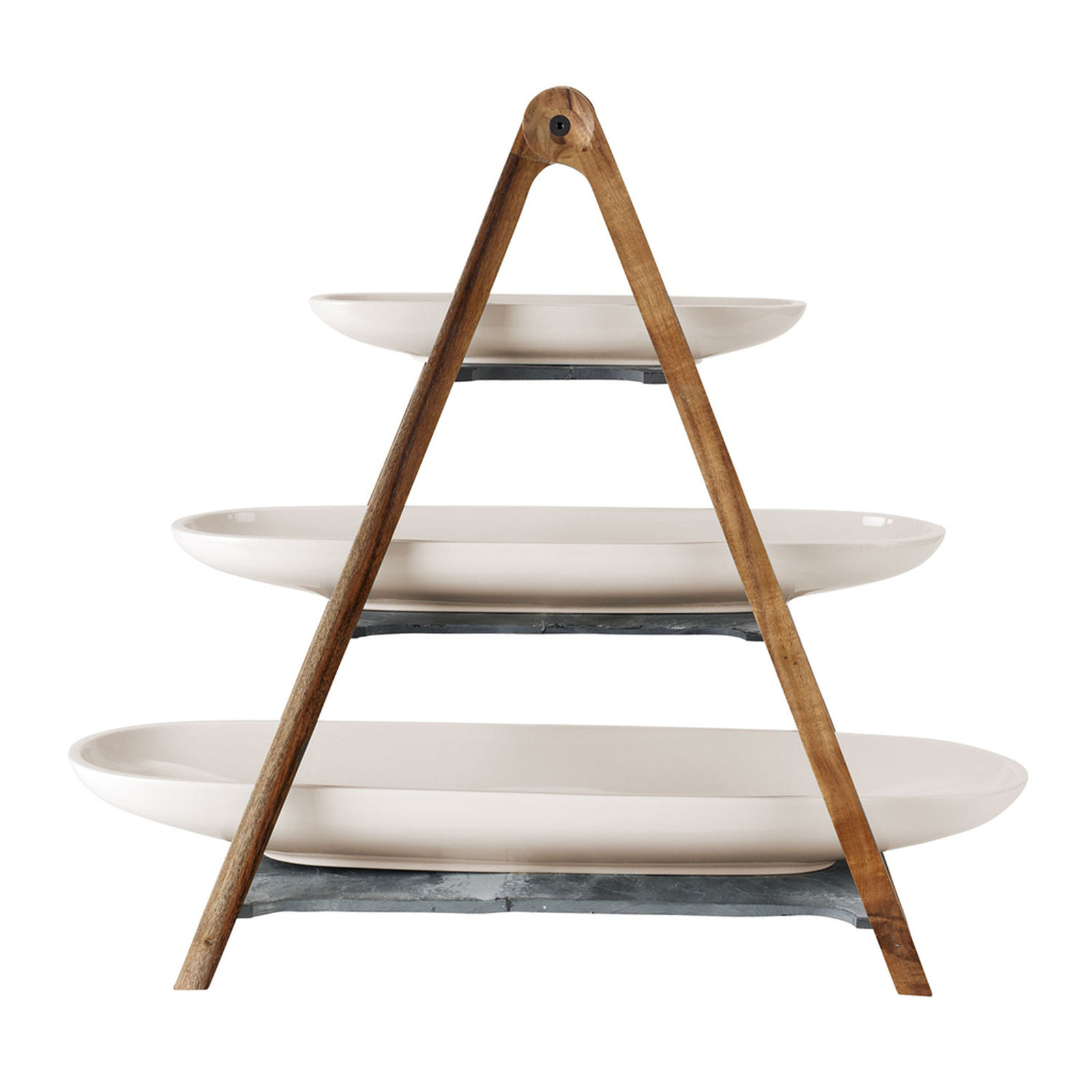 Artesano Porcelain Tiered Stand