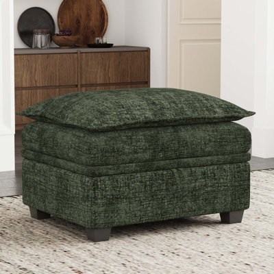 Repose-pieds en chenille avec rangement