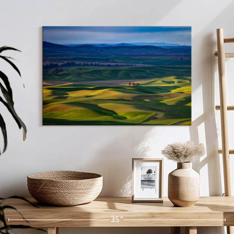 Vue de la butte Steptoe à Palouse, H 8 po x l 12 po