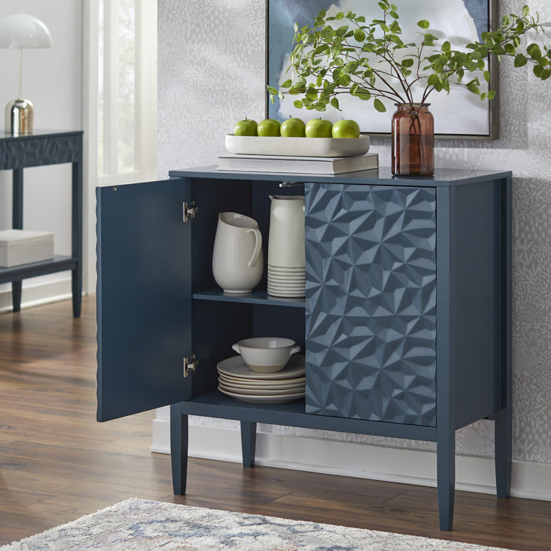 Commode d'appoint Ninave, Bleu minuit