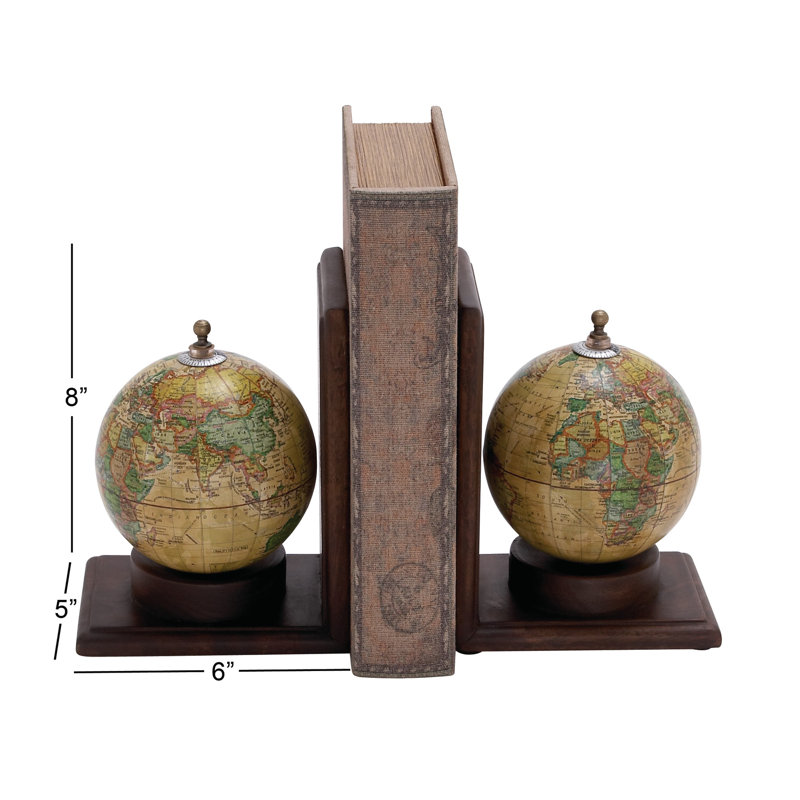 Wood Non-Skid Bookends
