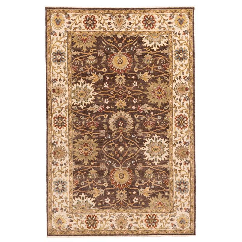 Tapis brun Jules Serapi 5 pi 10 po x 8 pi 11 po