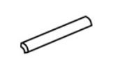Cromwell 6'' L x 1'' W Ceramic Quarter Round Tile Trim