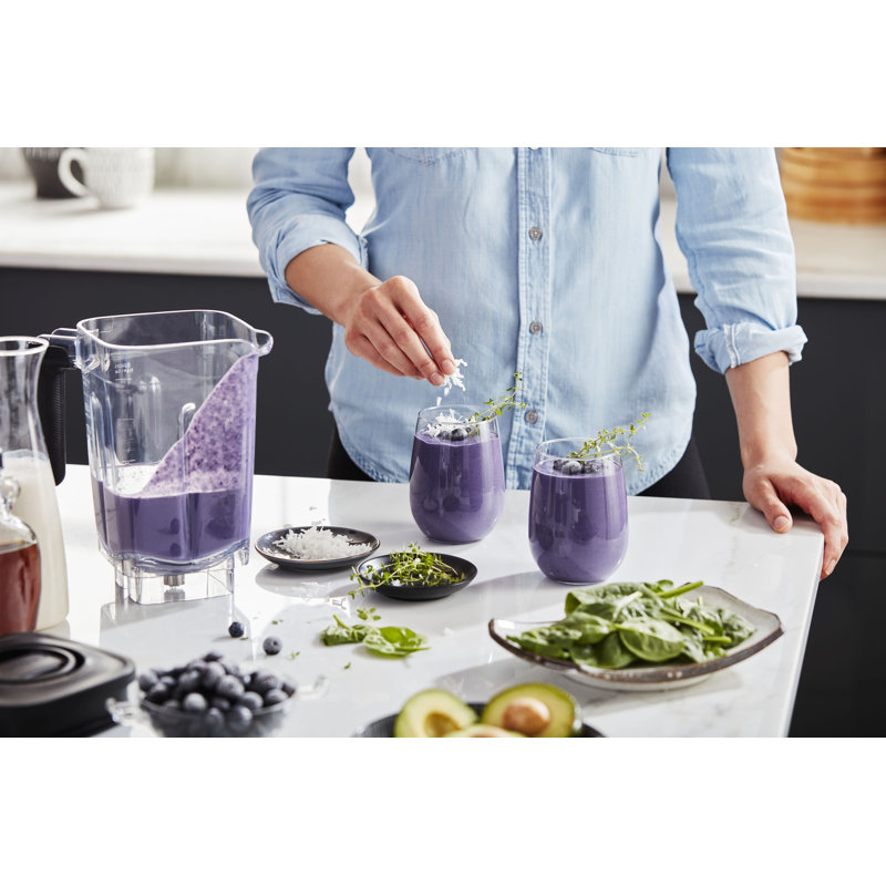 KitchenAid® K400 Variable Speed Blender with Tamper, Contour Silver