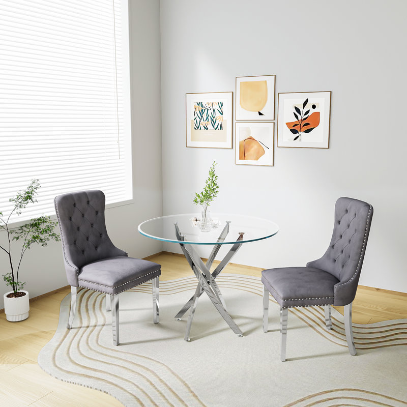 Ensemble repas, Gris, Argent argent, 3