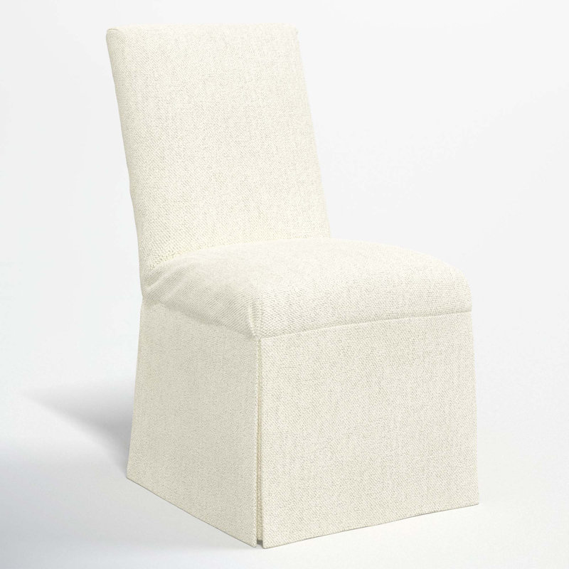 Ivanka 20'' H Upholstered Parsons Chair, Milsap Canvas Sustain® Tweed