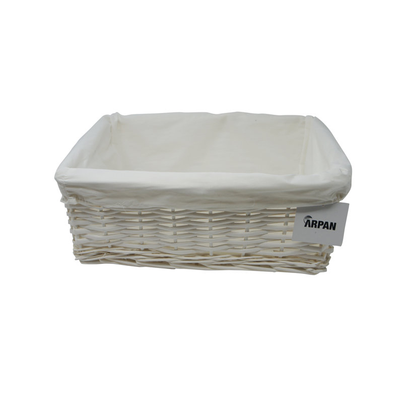 August Grove Wicker Decorative Basket