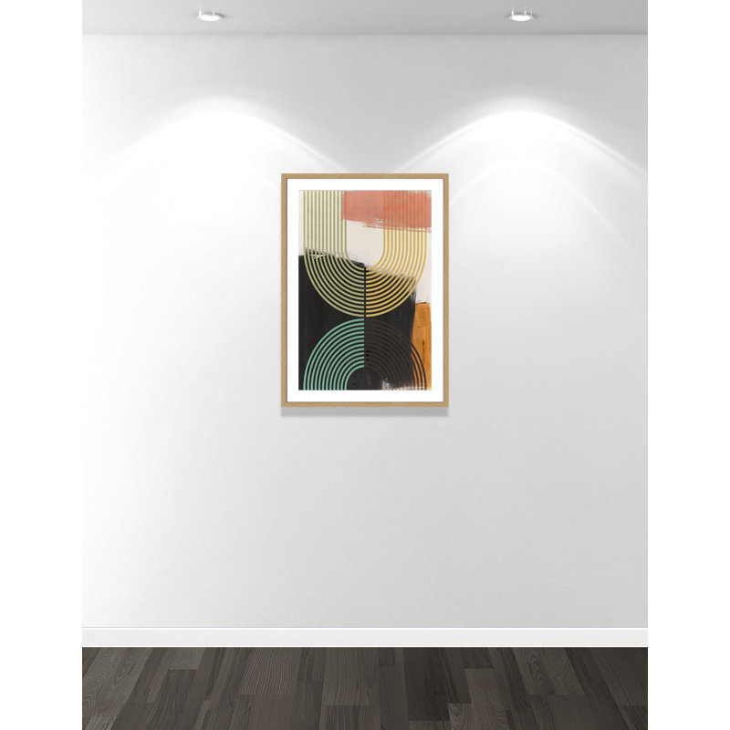 «Bolded II» par Isabelle Z, L 25,5 po x H 35,5 po, Matted Print, Naturel