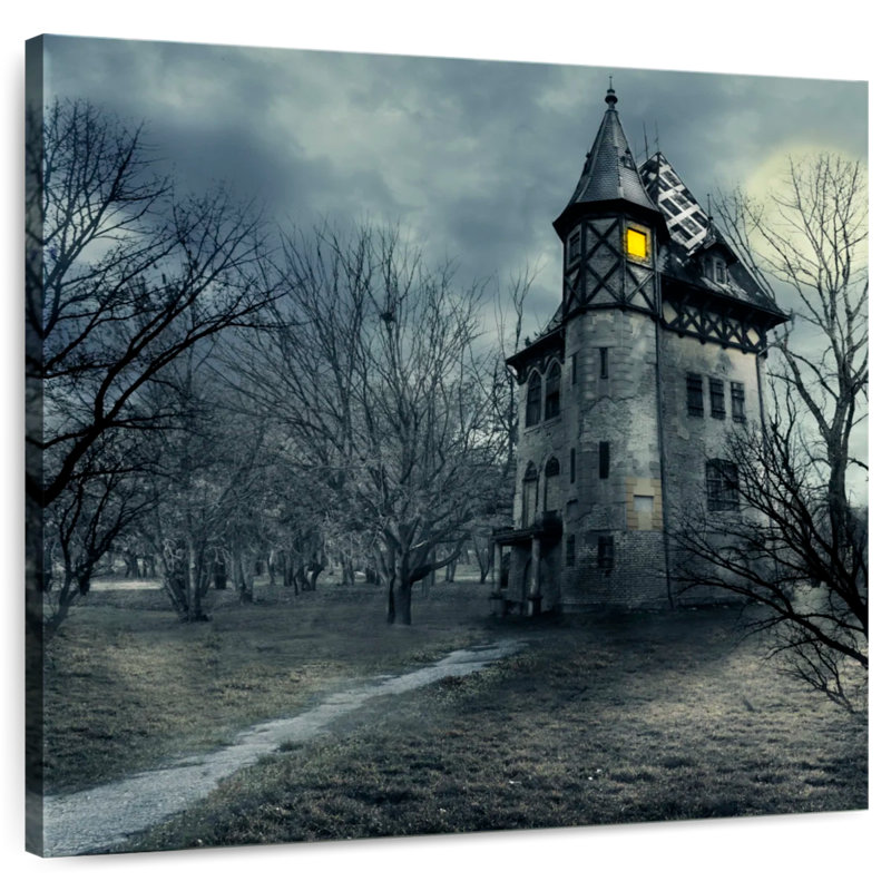 Hitzel Haunted House, 33" H x 33" W