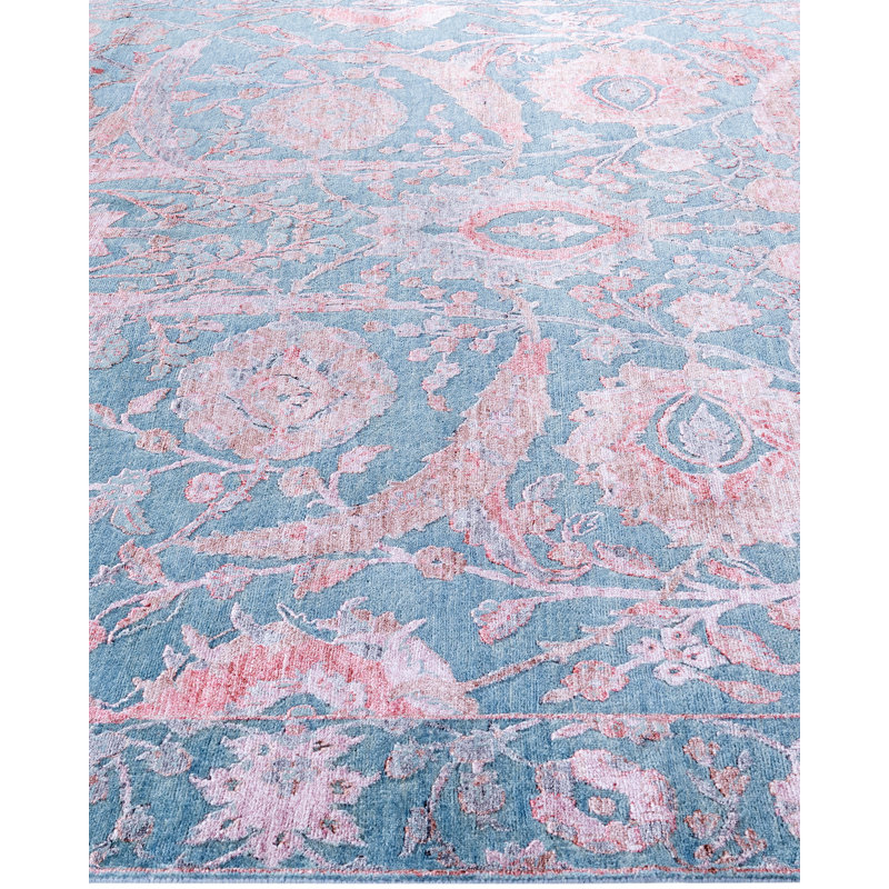 Overdyed One-of-a-Kind 8' 1" X 10' 4" Hand Knotted Area Rug