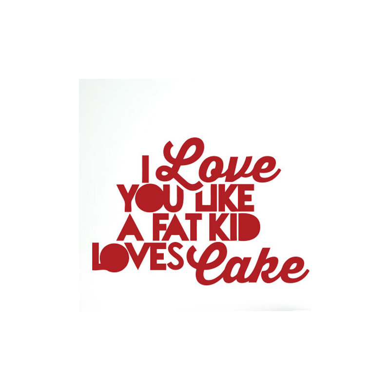 Non-Wall Damaging Wall Decal, Dark Red, Large
