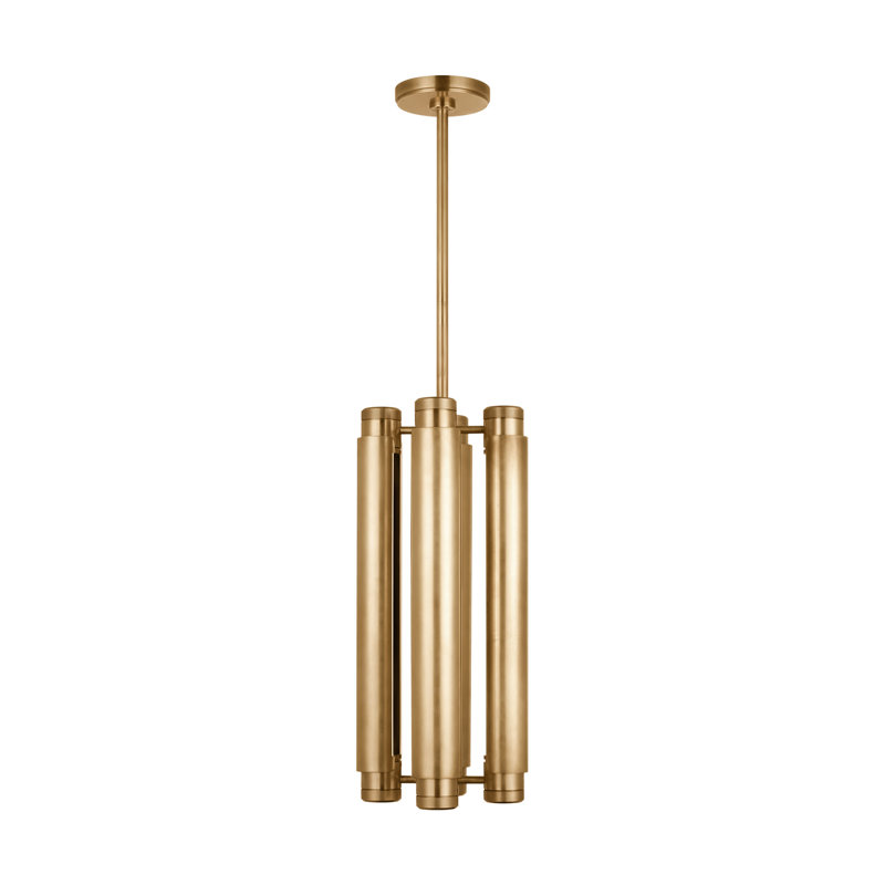 Capa 4 - Light LED Pendant, Hand Rubbed Antique Brass