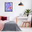 "Blue More Amor", art mural sur toile flottante par House of Lulu-1274823615-1274823612