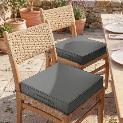 Coussins de siège d'extérieur 22x22x4
