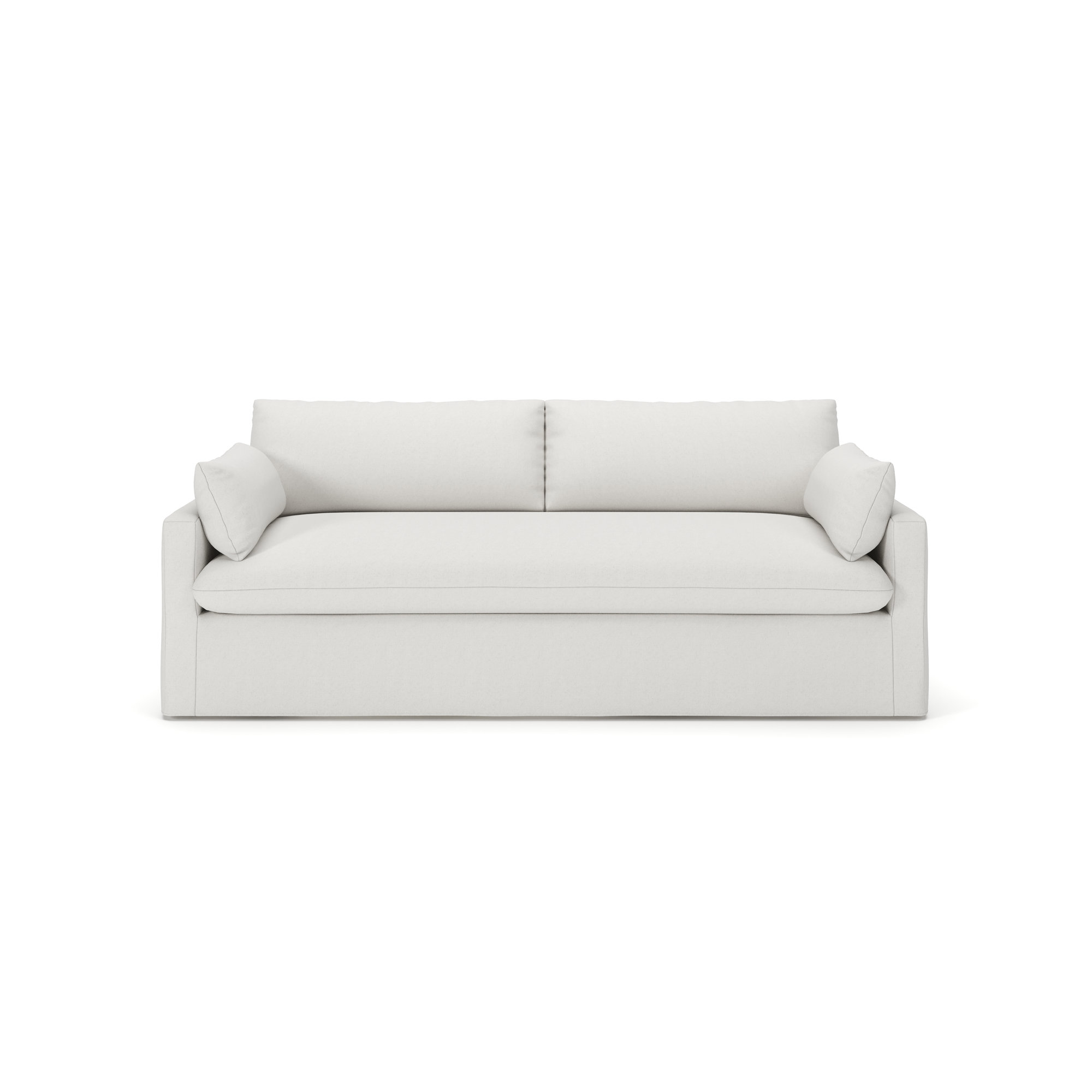 Luna 90'' Upholstered Sofa, Macarena Beige