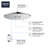 Rainshower SmartConnect Multi Function Adjustable Shower Head