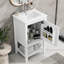 Meuble-lavabo autoportant avec tiroirs de rangement-741590869