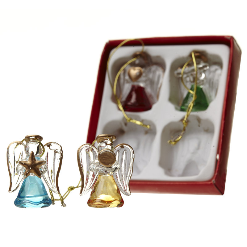 Mcdaniel 4cm Glass Hanging Figurine Ornament