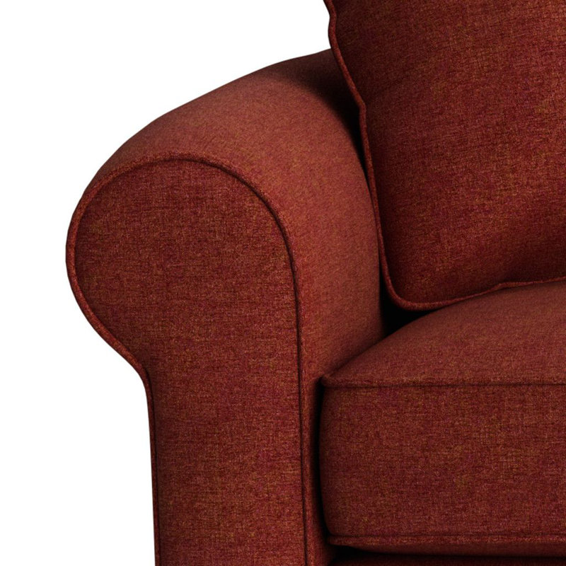 Drake Upholstered 61'' Reclining Sofa, Espresso, Entice Brick
