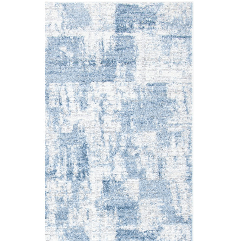 Joziah 700 Performance Abstract Rug, Square 3'