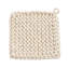 Poignée carrée en coton crocheté (chacun variera)-117659453