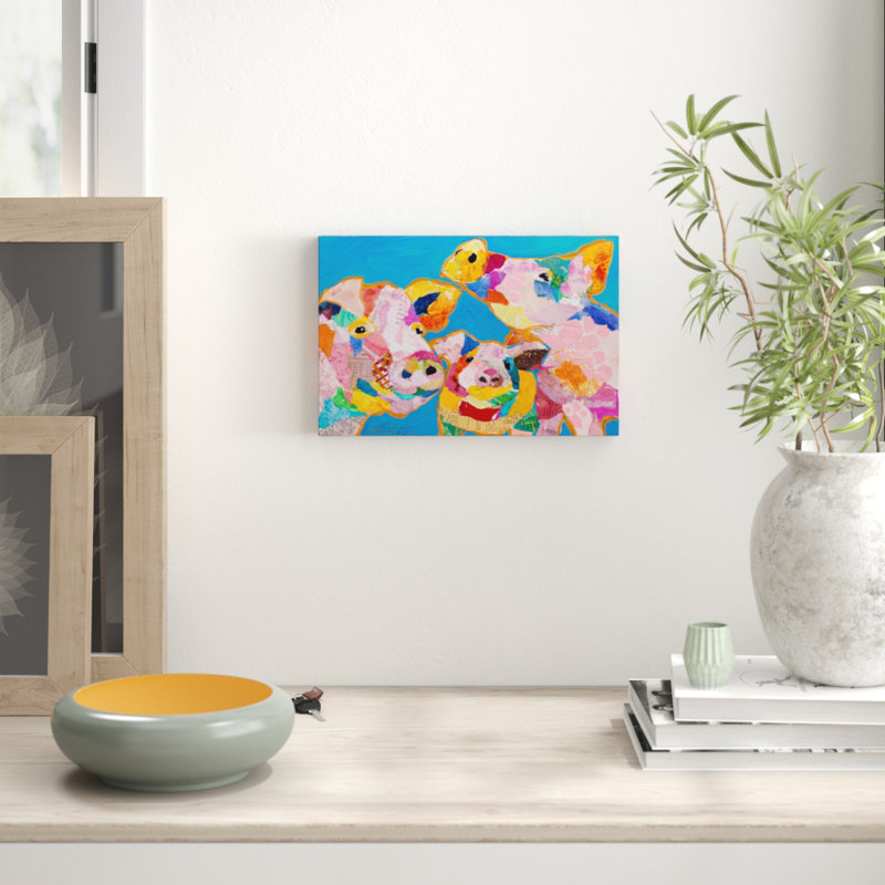 Elizabeth St. Hilaire - Wrapped Canvas Painting, 30cm H x 45cm W x 3.81cm D