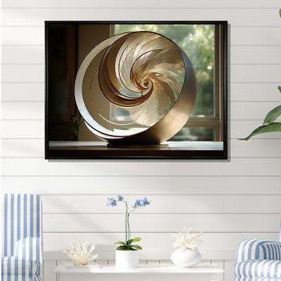 " Bronze Beauty Nautilus Vortex "