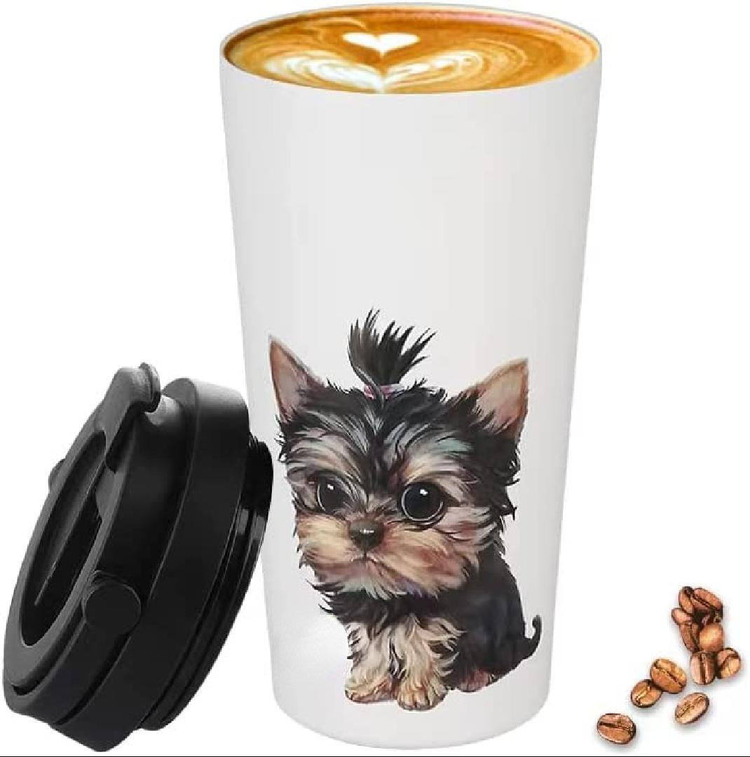 Orchids Aquae 16oz. Double Wall Insulated Ceramic Travel Mug Wayfair