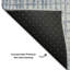 Tapis géométrique de qualité supérieure lavable à la machine Monnier AMF1831-136037011