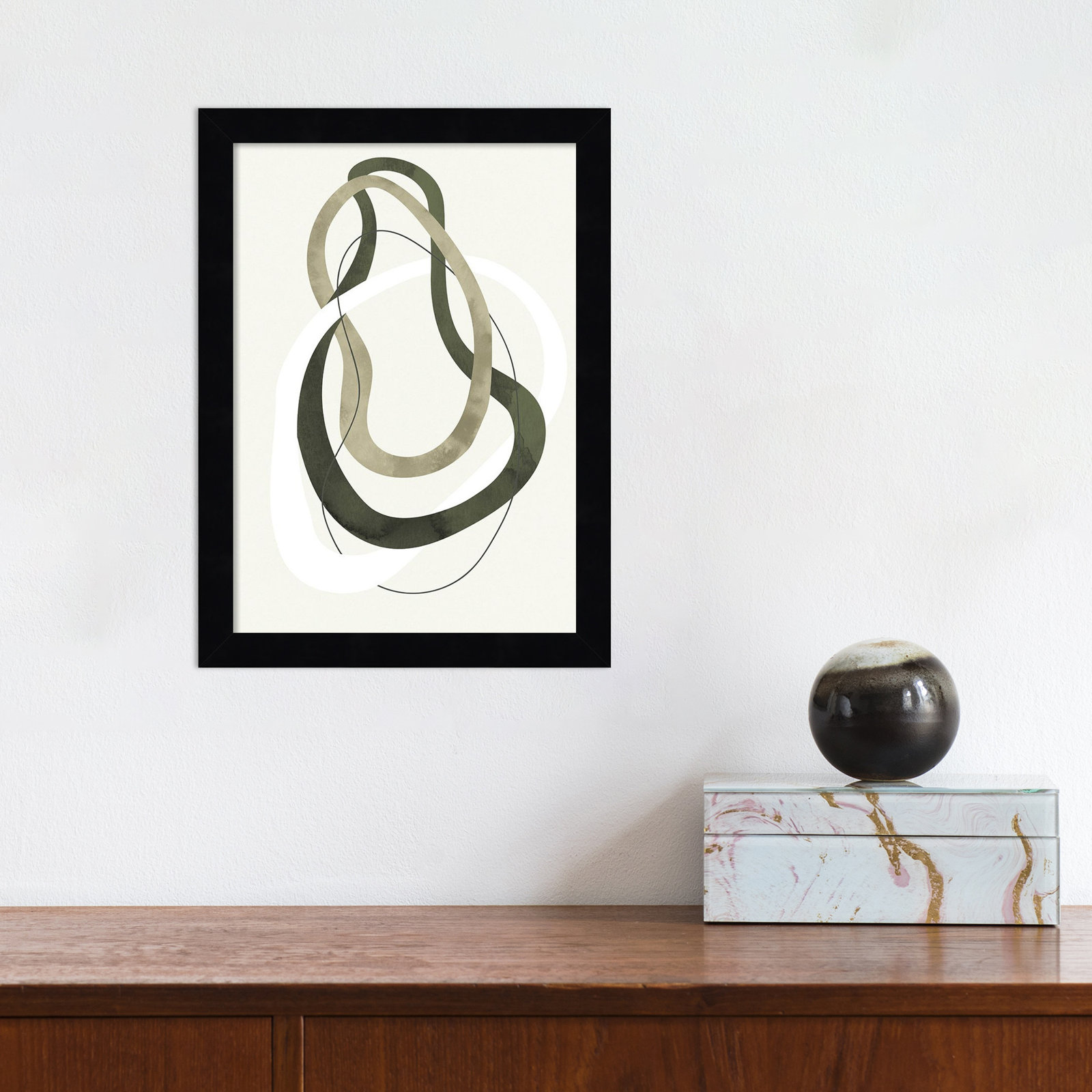 Acrobat 2 Print by Design Fabrikken, 13" H x 10" W x 1" D, Black