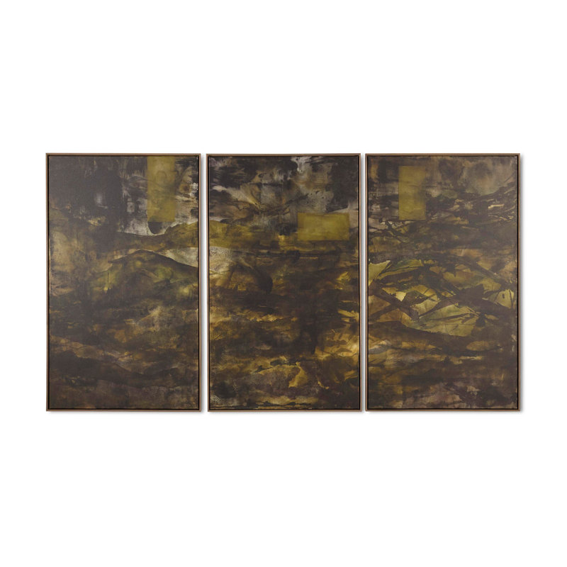 Angle Triptych By Matera, 72" H x 129" W