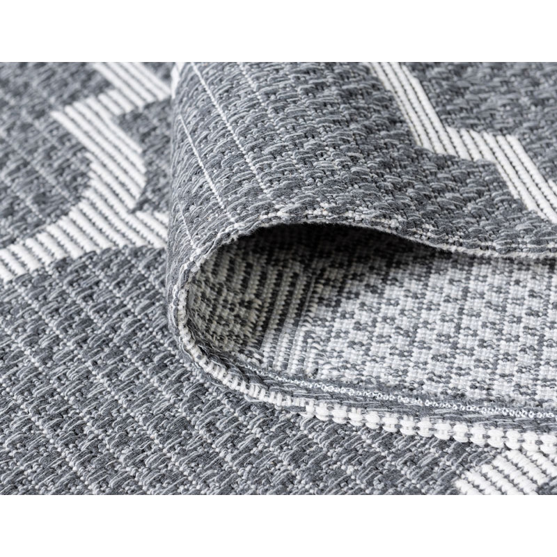 California Cotton Abstract Indoor Rug, Rectangle 7'5" x 10'