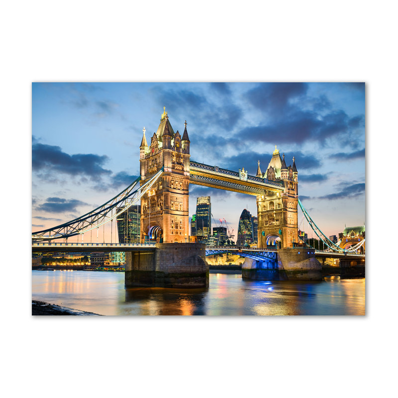 Tower Bridge London - Wrapped Canvas Print