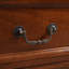 Console rectangulaire en bois massif noyer clair