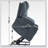 Up To 350 LBS Chenille Power Lift Recliner With 8-Point Vibration Massage, Lumbar Heating, USB And Type-C Ports, Stainless Steel Cup Holders-849289301