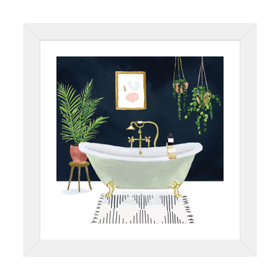 «Boho Bath I» par Victoria Borges - impression d'art graphique