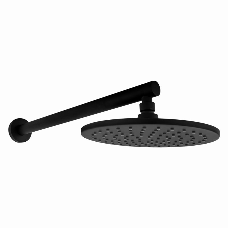 Complete Shower System with Rough-in Valve, Matte Black
