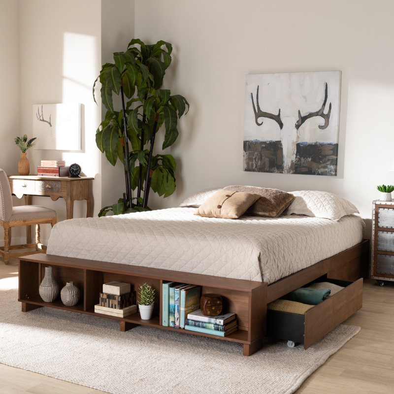 Lauraine Platform Bed - Stylish Storage Solution