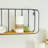 VIP Metal 9 in. Brown Rounded Rack Shelf-934660254