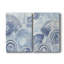 «Blue Nautilus», toile tendue avec châssis I-Premium - prête à être accrochée-108955165
