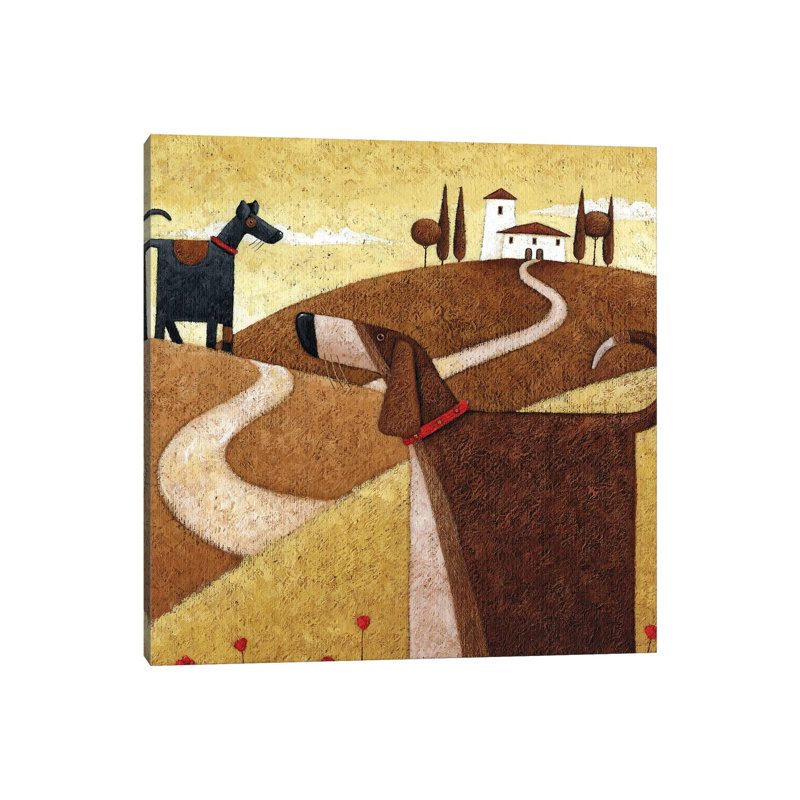 Road To Tusc by Peter Adderley - Wrapped Canvas Gallery-Wrapped Canvas Giclée, 30.48 cm H x 30.48 cm W