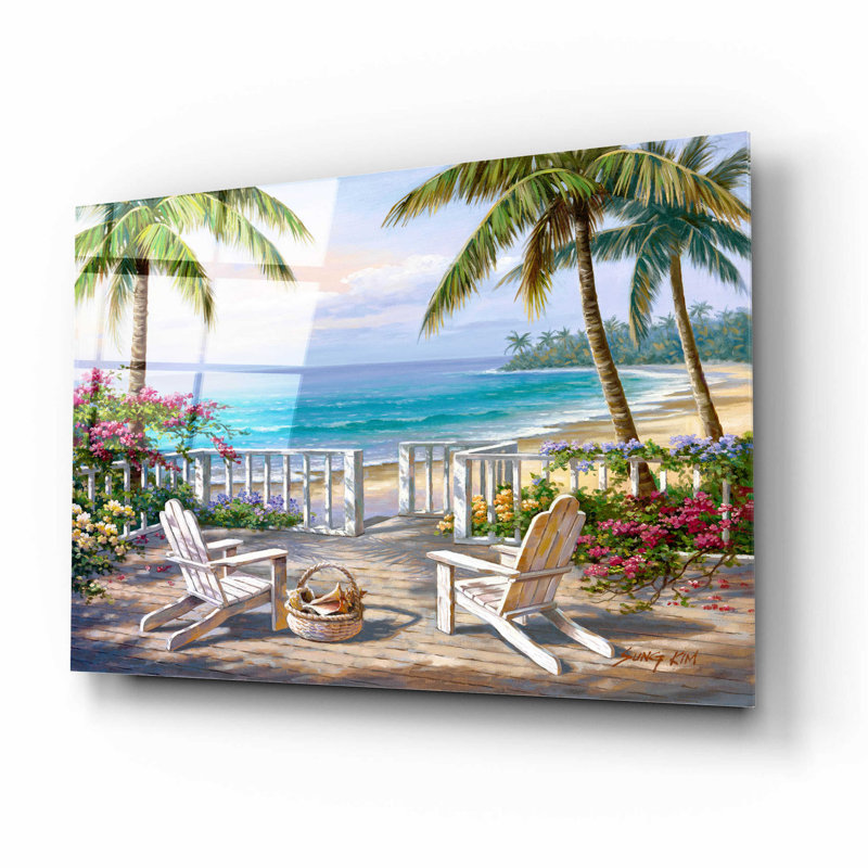 Coastal View by - on, H 12 po x l 16 po