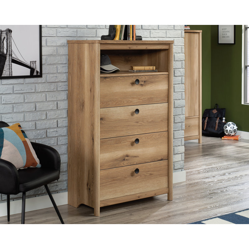 Commode 4 tiroirs Geistlinger, Chêne Timber